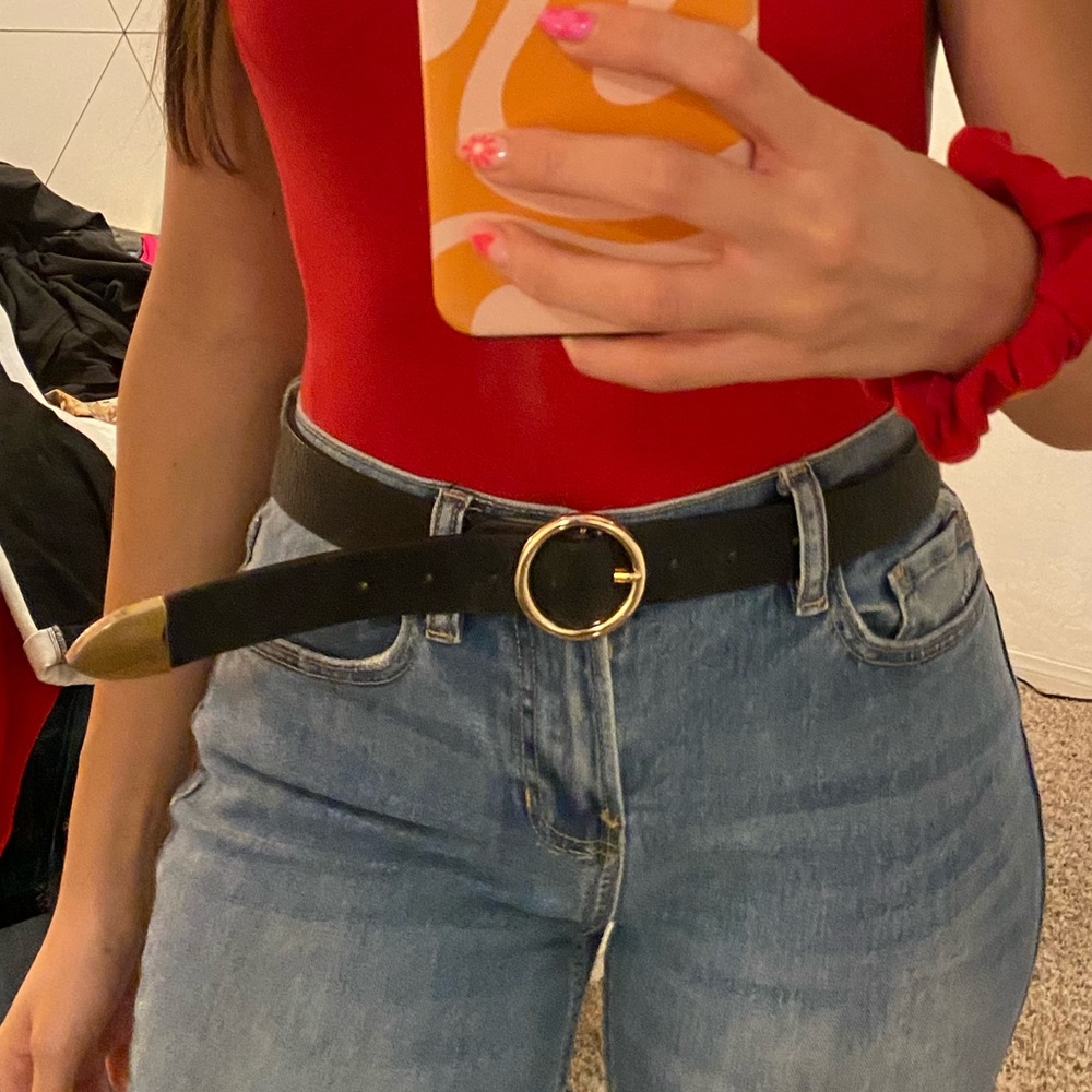 Gold and black belt
